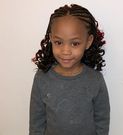 Cornrow styles for kids (Instagram ckhairbelezacardoso)