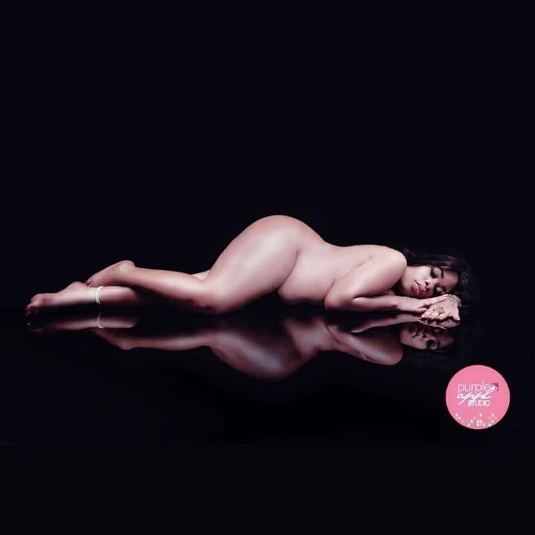 Actress Bridget Achieng during her Baby Bump Shoot