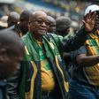 South African President Jacob Zuma (C) has faced growing criticism over a series of corruption scandals, worsening unemployment levels and slowing economic growth