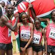Team Kenya at the IAAF Cross Country in Kampala
