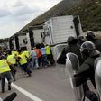 Spanish police have found eight Iraqis in a refrigerated truck