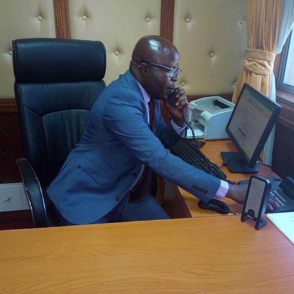 Ford-K Organizing Secretary Chris Mandu Mandu. He lost his 8-year-old son in a swimming accident