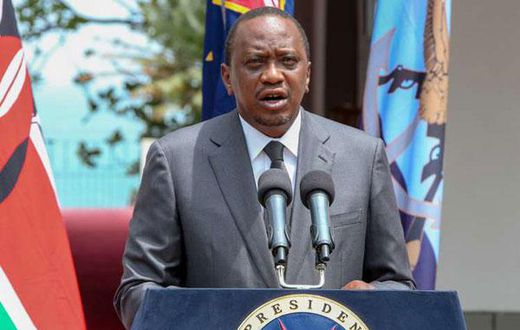 File image of President Uhuru Kenyatta His administration has withdrawn security detail attached to governor Waititu, Senator Kihika and MPs Ngunjiri and Ichungwah