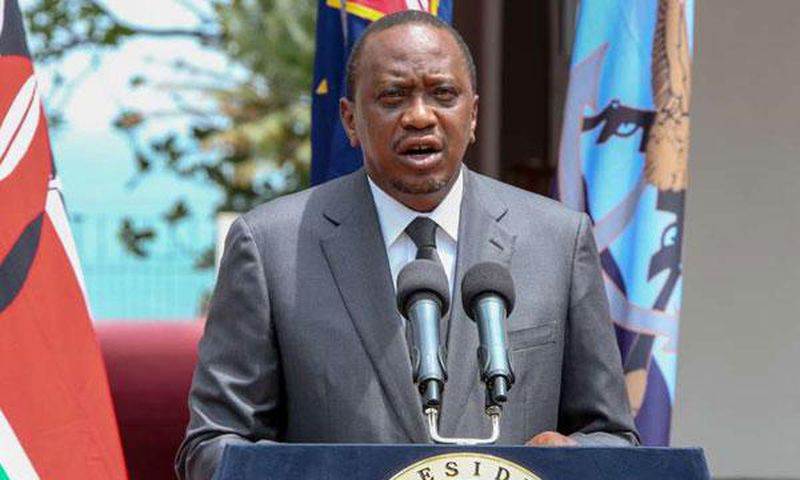 File image of President Uhuru Kenyatta His administration has withdrawn security detail attached to governor Waititu, Senator Kihika and MPs Ngunjiri and Ichungwah