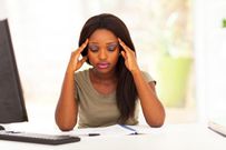 Woman with a headache (Courtesy)