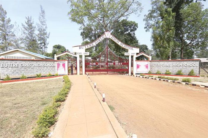 The main entrance to Butere Girls High School, Kakamega county