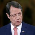 Cypriot President Nicos Anastasiades talks during a televised news conference at the presidential palace in Nicosia on May 22, 2017