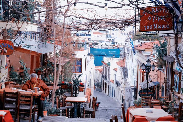 A street in Athens, Greece.