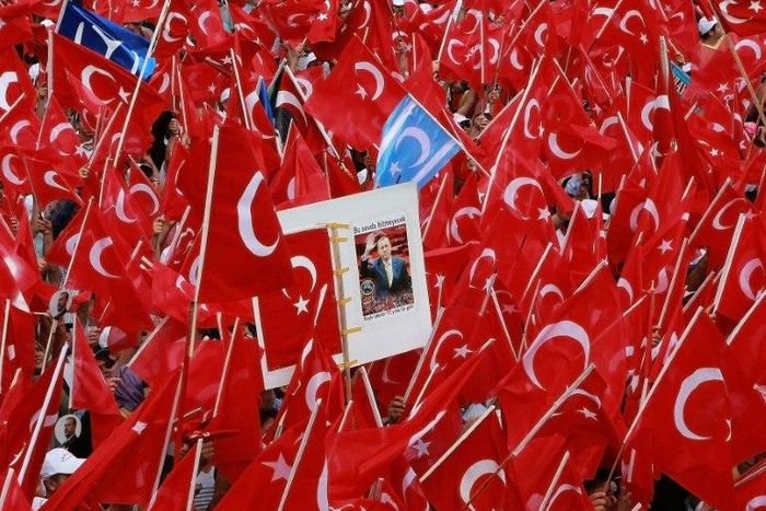 The nationwide sweep comes shortly after President Recep Tayyip Erdogan won a referendum on expanding his powers
