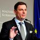 Hungarian minister Bence Tuzson announced the launch of the 'Stop Brussels' questionnaire during a press conference in Budapest, on April 1, 2017