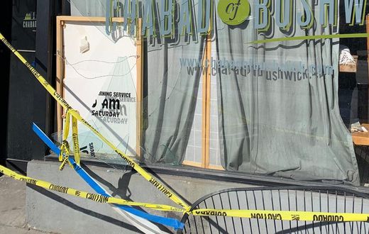 Smashed window at Brooklyn synagogue leads to concerns about more hate crimes
