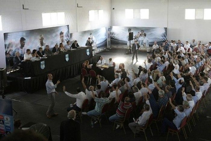 Argentina's Football Association (AFA), pictured here, is dealing with a strike by players over unpaid wages