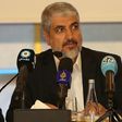 Exiled Hamas chief Khaled Meshaal speaks in the Qatari capital, Doha on May 1, 2017