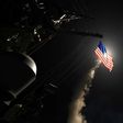 The guided-missile destroyer USS Porter conducts strikes on a Syrian airbase from the Mediterranean Sea on April 7, 2017