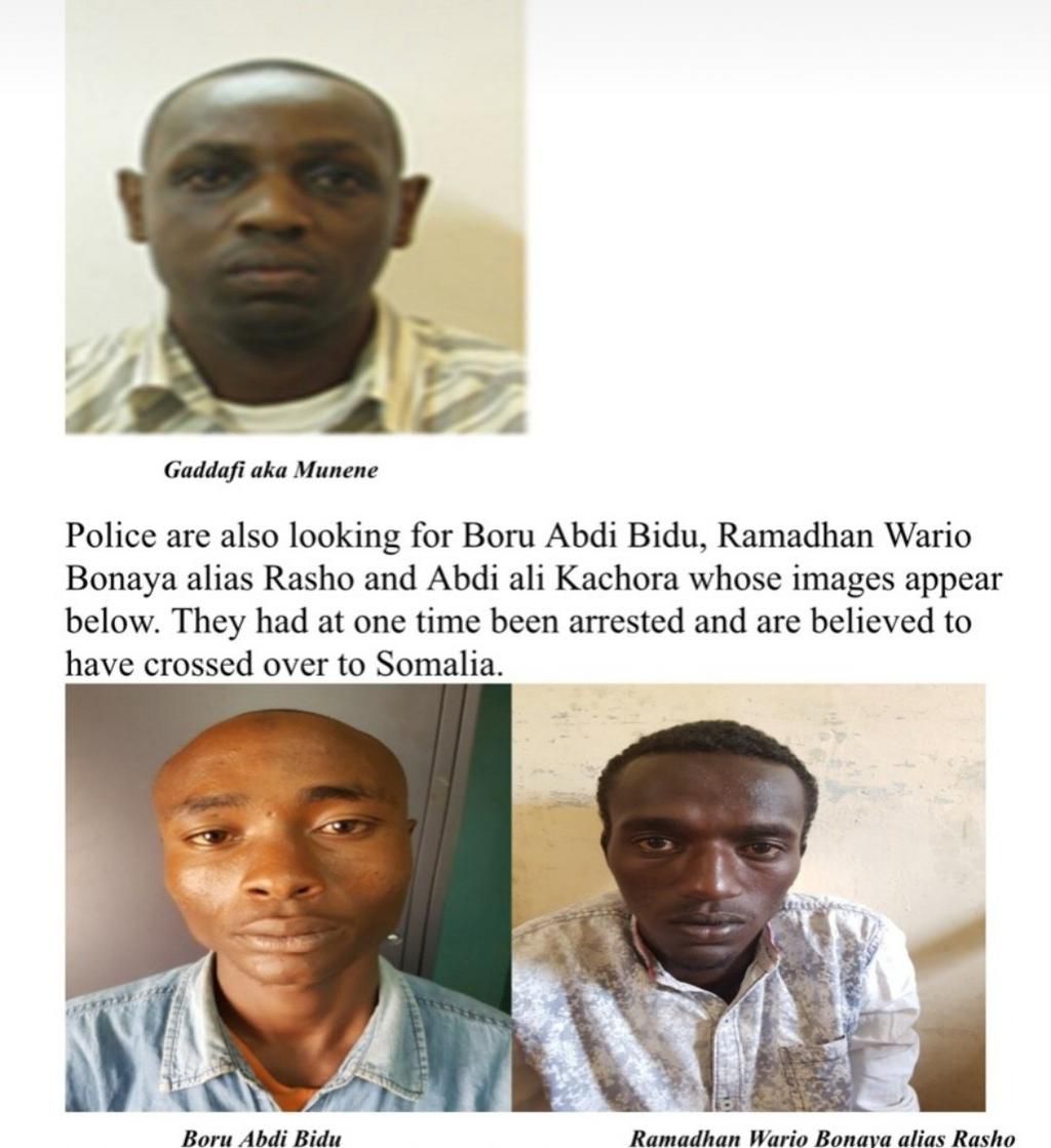 Police statement on Most Wanted Suspects