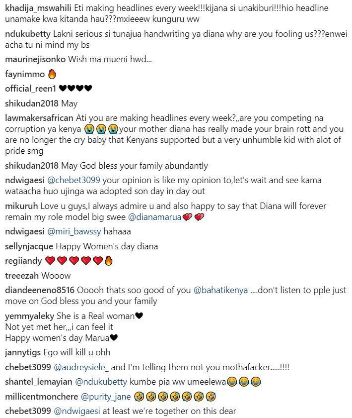Bahati angers fans with message to Diana Marua on Women’s Day