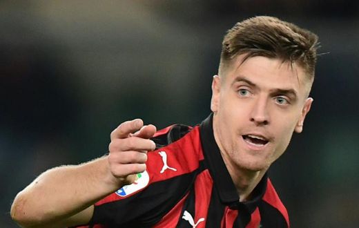 Polish forward Krzysztof Piatek has scored eight goals in nine matches for AC Milan