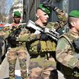 French troops on duty near the Paris offices of the International Monetary Fund on March 16, 2017