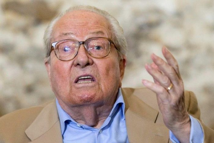 French far-right Front National party founder and former leader Jean-Marie Le Pen found guilty of guilty of inciting hate and making racist and negationist statements with the comments at a press conference in Nice in 2013