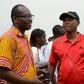 Willy Nyamitwe (L) is one of Burundi's most public voices, an active tweeter who frequently criticises the West for interfering in the central African nation