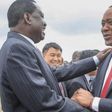 Nasa leader Raila Odinga and and President Uhuru Kenyatta.