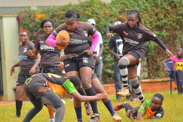 Kenya Rugby Players in action (Ladies)