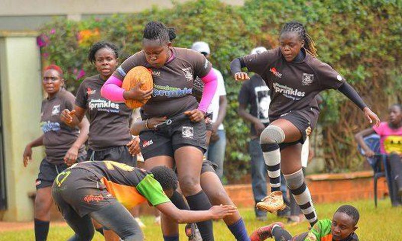 Kenya Rugby Players in action (Ladies)