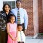 Amram Musungu and his family in the United States.