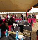 Attendees at the Kileleshwa Police Station party