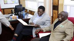 Devolution CS Eugene Wamalwa during a recent visit to the Embu County (Twitter)