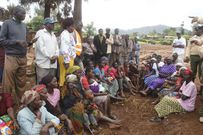 Solai Dam tragedy survivors during a past meeting on comepnsation (Daily Nation)