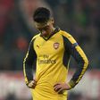 Arsenal's German midfielder Mesut Ozil reacts during the UEFA Champions League round of sixteen football match between FC Bayern Munich and Arsenal in Munich, southern Germany, on February 15, 2017