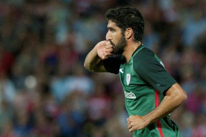 Athletic Bilbao's midfielder Raul Garcia struck either side of half-time against Celta Vito