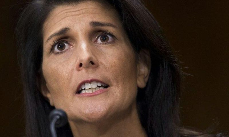 Nikki Haley, US ambassador to the United Nations, says President Donald Trump will press Chinese leader Xi Jinping in talks next week to crack down on North Korea weapons programs