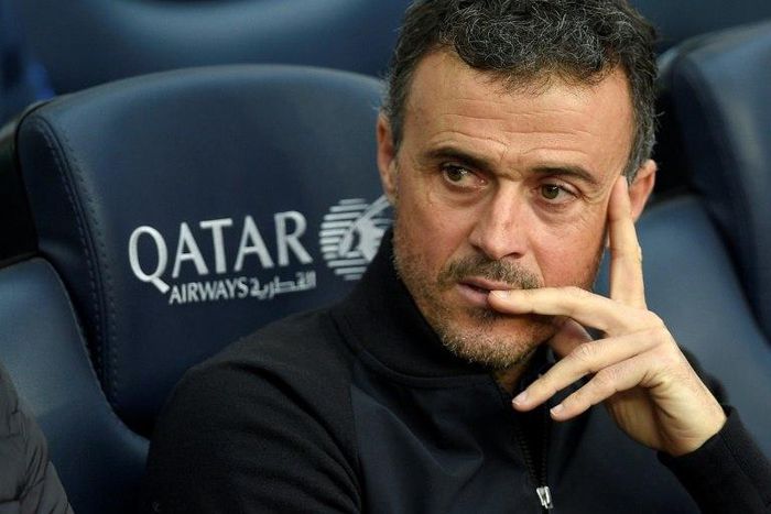Barcelona's coach Luis Enrique, pictured on February 4, 2017, is hoping to recover injured midfield pair Sergio Busquets and Andres Iniesta for the Spanish Cup