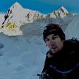 South African mountaineer Ryan Sean Davy takes a 'selfie' as he climbs on the Nepalese side of Mount Everest
