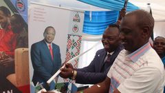 Deputy President William Ruto during the launch of the NYC Strategic Plan