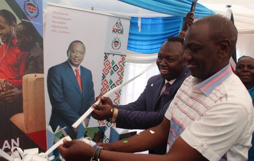 Deputy President William Ruto during the launch of the NYC Strategic Plan