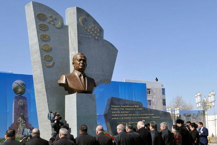 The statue unveiled Tuesday honours Islam Karimov, who ruled Uzbekistan with an iron grip for 27 years