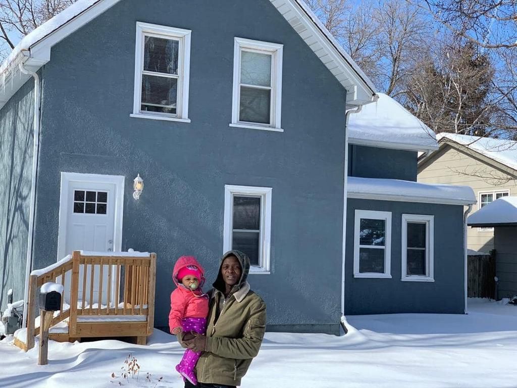 Jose Chameleone  outside his house in US