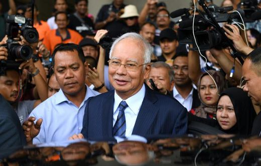 Najib and his cronies are accused of stealing $4.5 billion from Malaysian sovereign wealth fund 1MDB