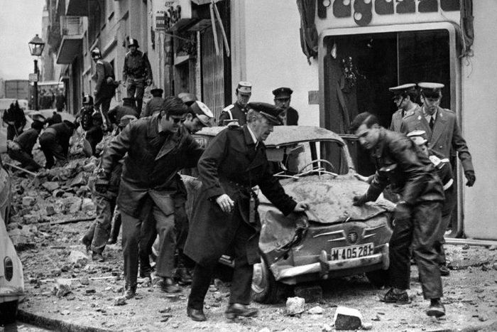 One of Spain's top criminal courts found a 21-year-old guilty of "justifying terrorism" by tweeting jokes about the 1973 murder of prime minister Luis Carrero Blanco (pictured)