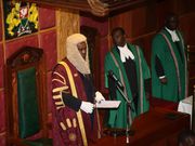 Speaker Justin Muturi during a Parliament session (Twitter)