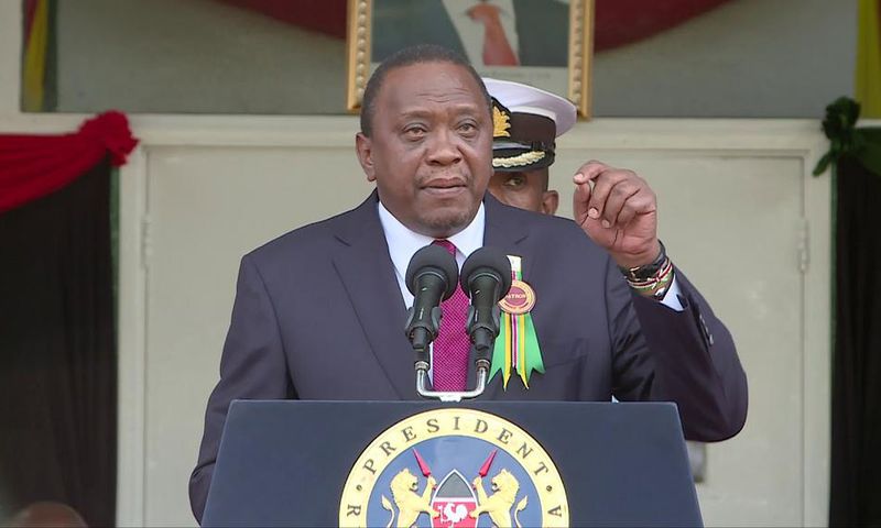President Uhuru Kenyatta speaking at a past event (YouTube)