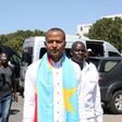 Opposition figure Moise Katumbi (C) arrives at the courthouse in Lubumbashi on May 13, 2016