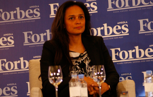 Angolan billionaire Isabel dos Santos