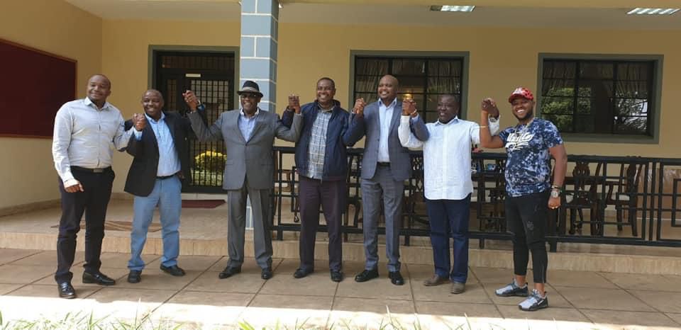 Hon Jaguar (Starehe), Hon George Theuri (Embakasi West) , Hon Simon Mbugua (EALA) , Hon Makali Mulu (Kitui Central) and former Machakos Senator Johnstone Muthama