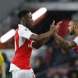 Danny Welbeck and his Arsenal and England teammate, Theo Walcott.