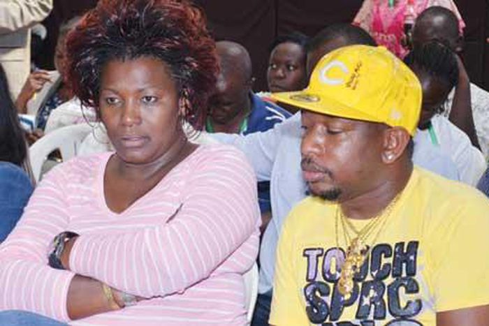 Nairobi Senator Mike Sonko and Woman Representative Rachael Shebesh