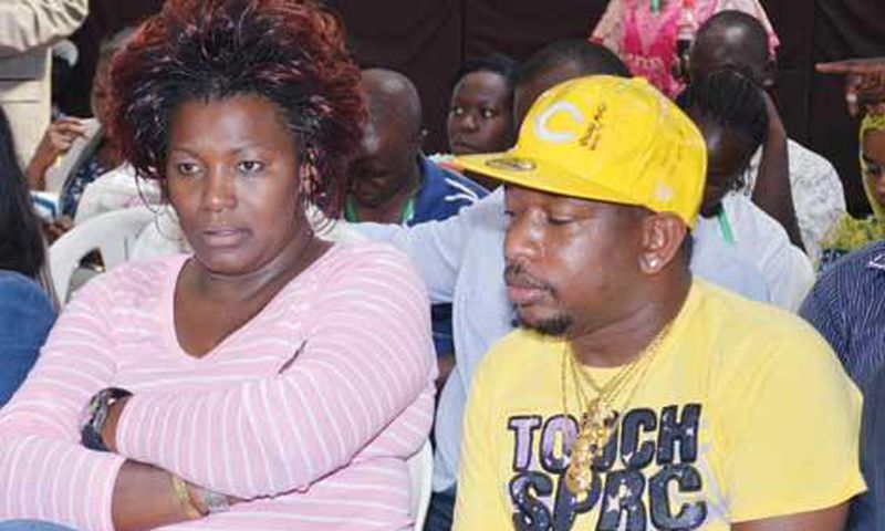Nairobi Senator Mike Sonko and Woman Representative Rachael Shebesh